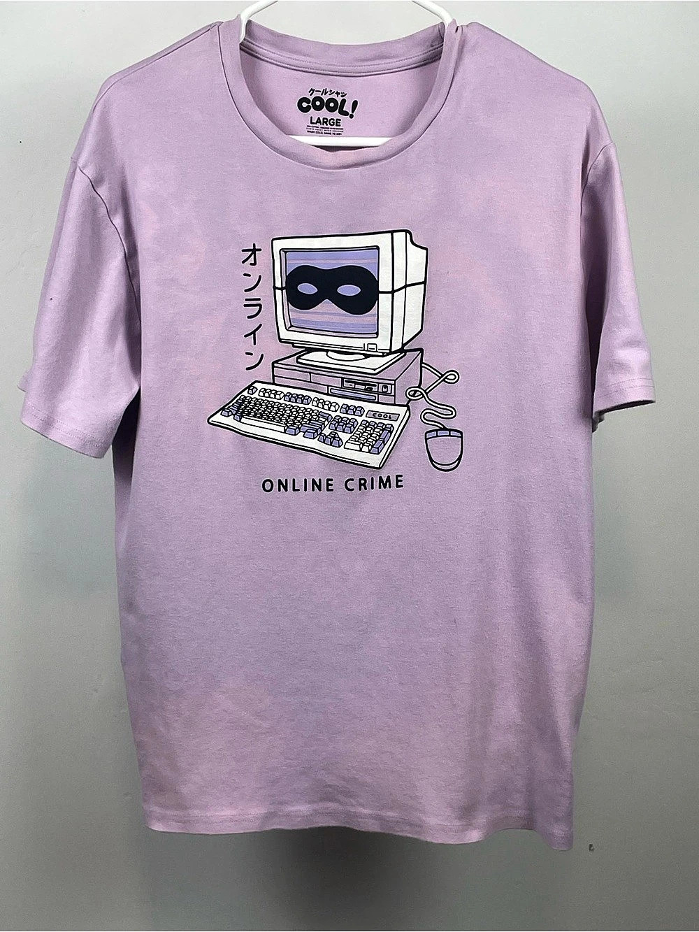 ✨ FREE WITH PURCHASE ✨ Cool Shirtz Online Crime Graphic Tee L